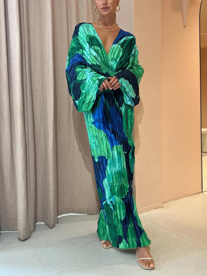 Lässiges, lockeres Resort-Langkleid