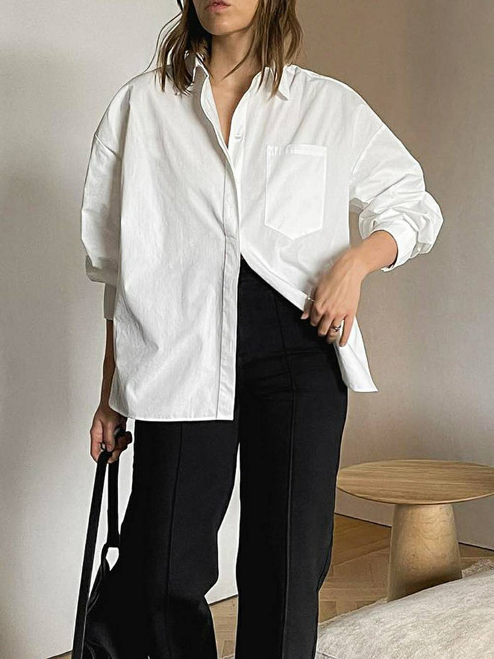 Camicia Sydney in bianco antico