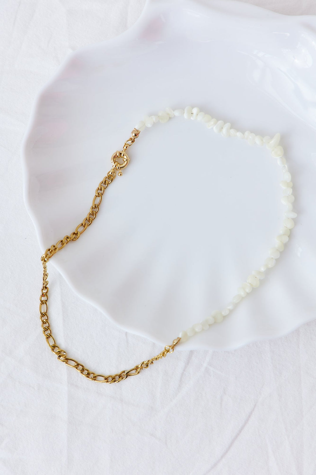 18 Karat vergoldete Halskette mit strahlendem Herz