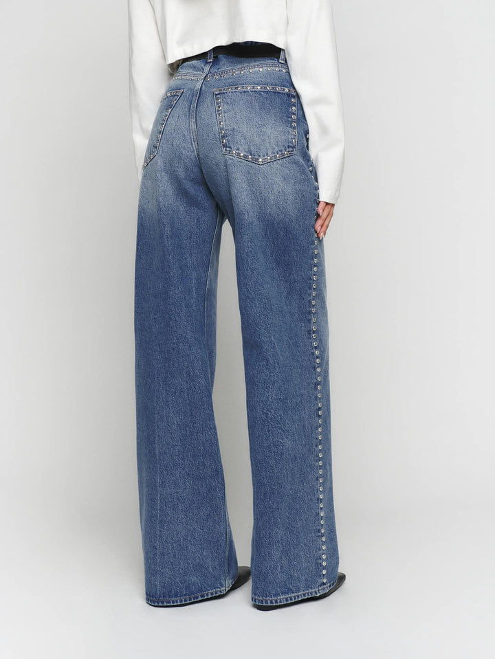 Cary High Rise slouchy Wide Leg Jeans