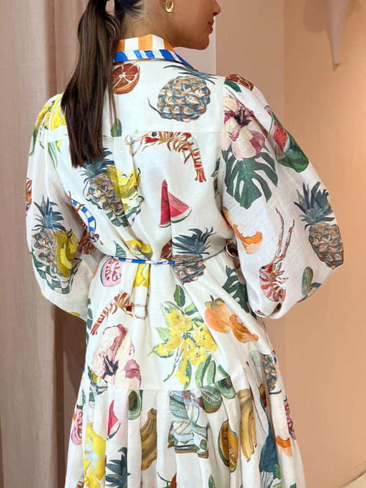ثيو Shirtdress في متعدد