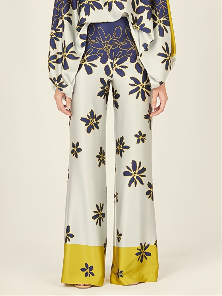 Abstrakt vågor tvådelad uppsättning - aprikos