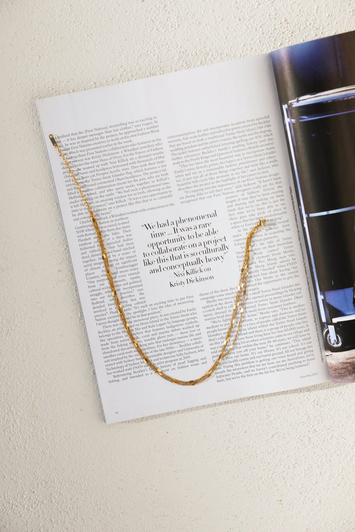 Collana Seraphina placcata in oro 18 carati Oro