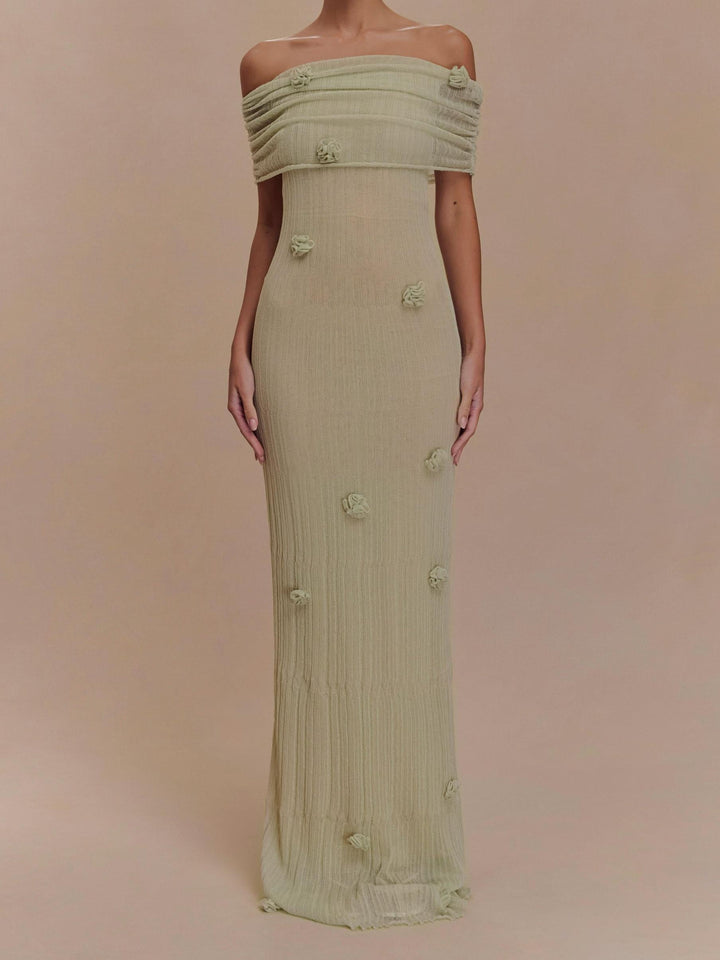 Orchid Knit Maxi Dress