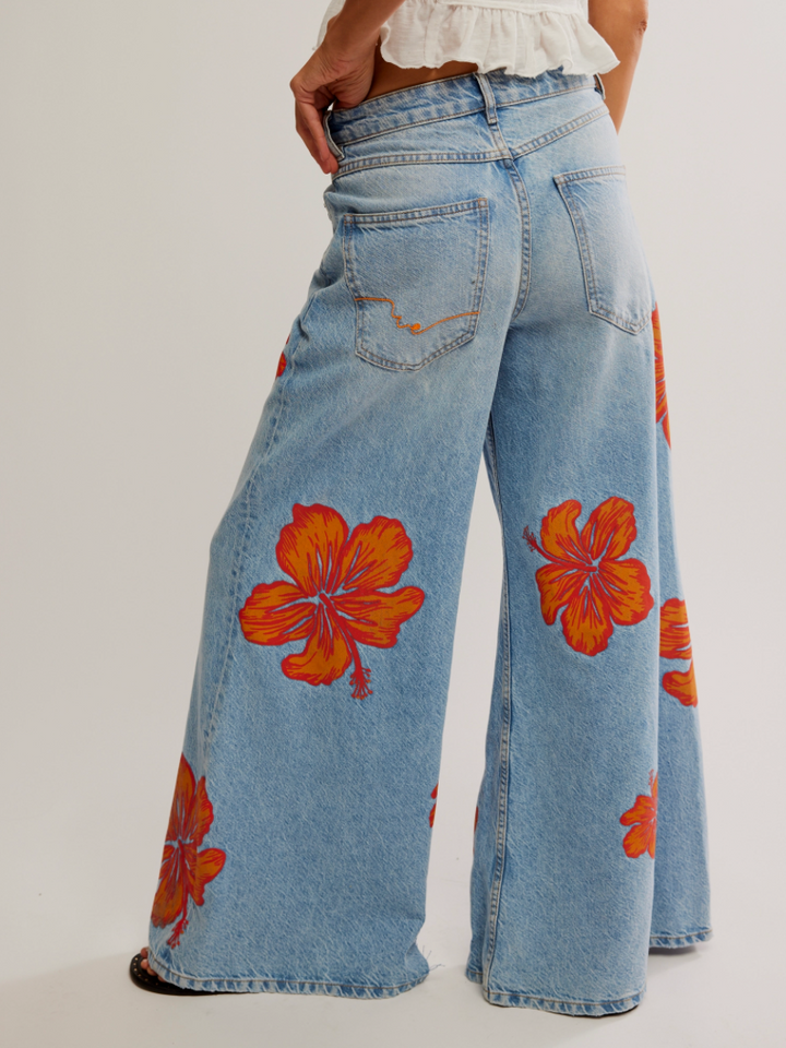 Palisades Wide-Leg Jeans