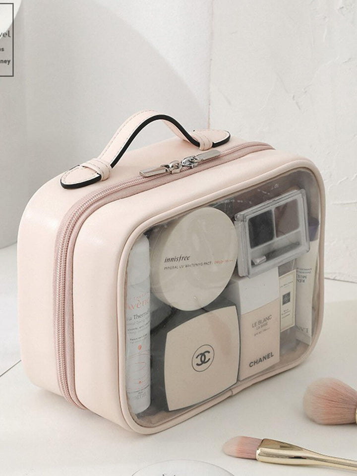 Transparent PU Portable Makeup Bag