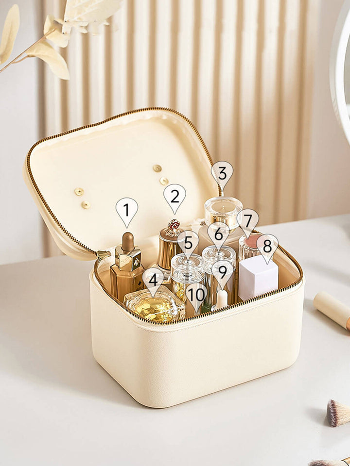 Z pokrywką Wodoodporna przenośna kosmetyczka