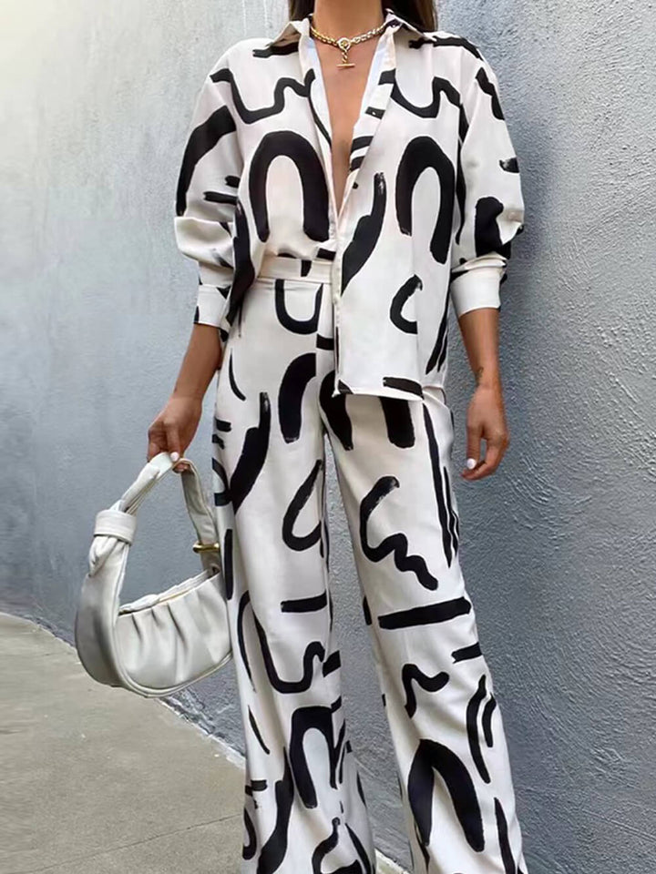 Yorke Suit Pant Sets - Sand/Black