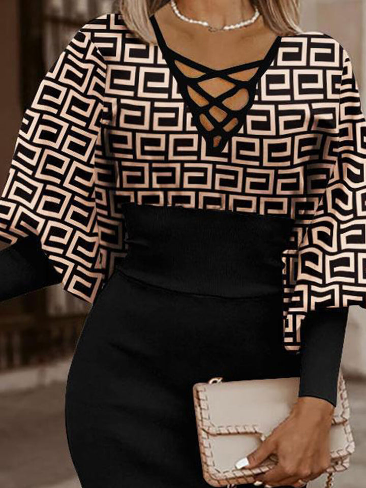 Ballongermet mote midikjole