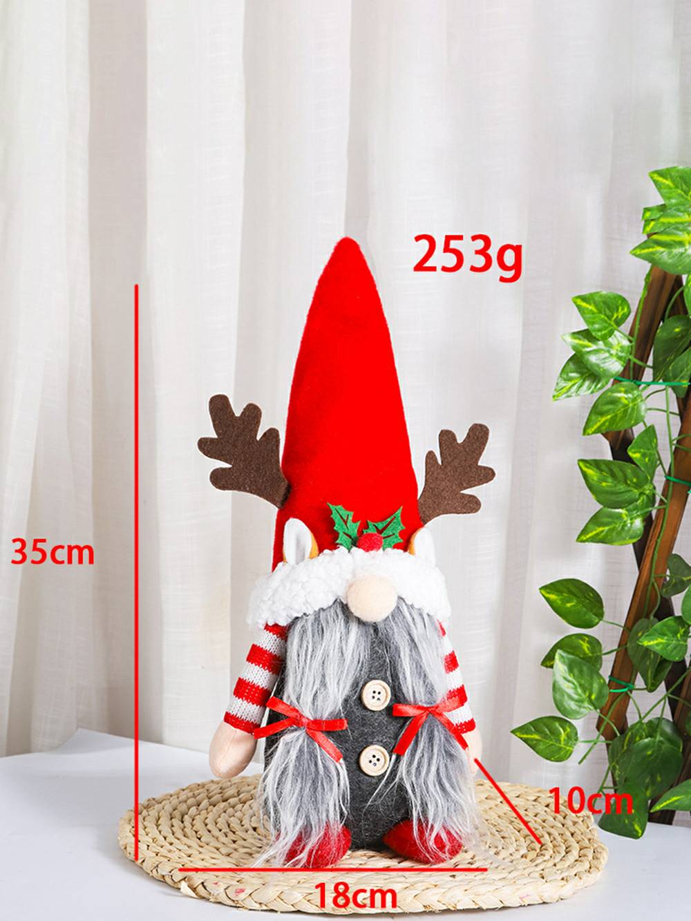 Christmas Reindeer Plush Rudolph Doll