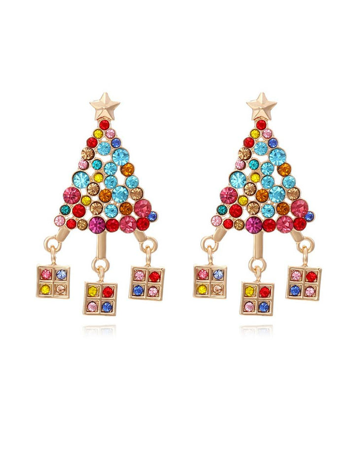 Christmas Shimmer Tree Earring