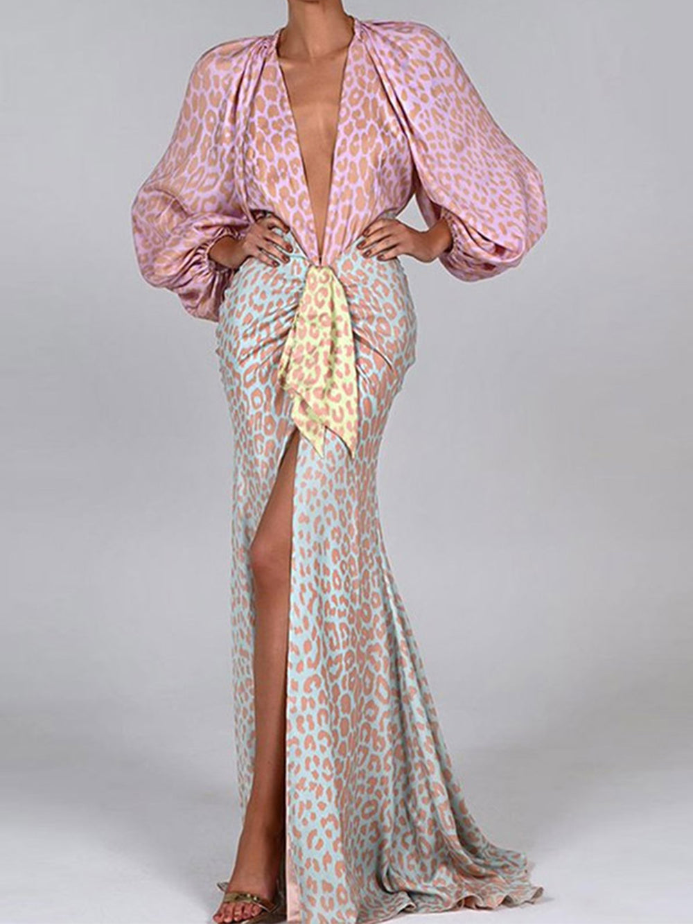 Swing Swing Maxikjole med V-hals