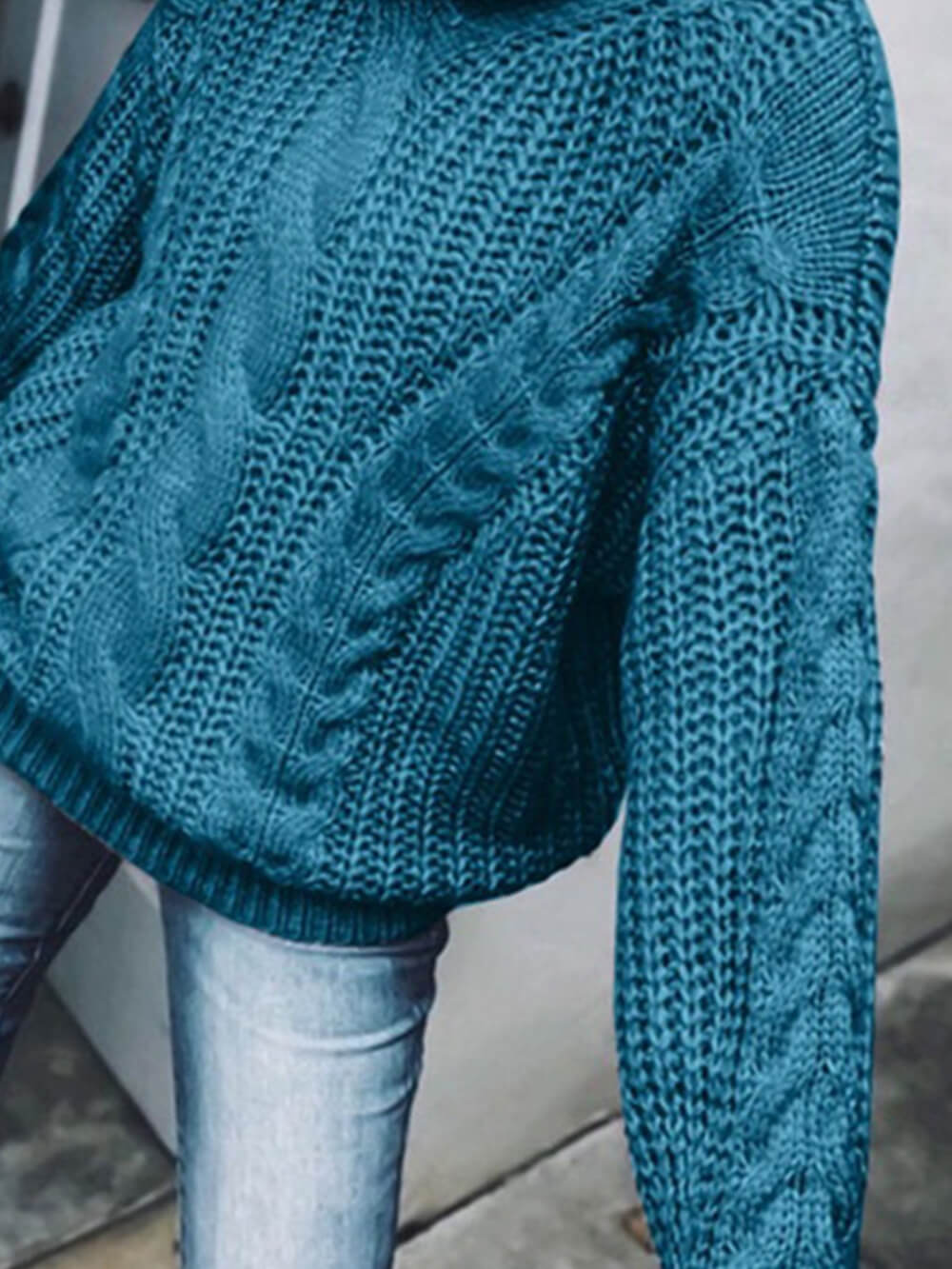 Turtleneck Knitted Sweater
