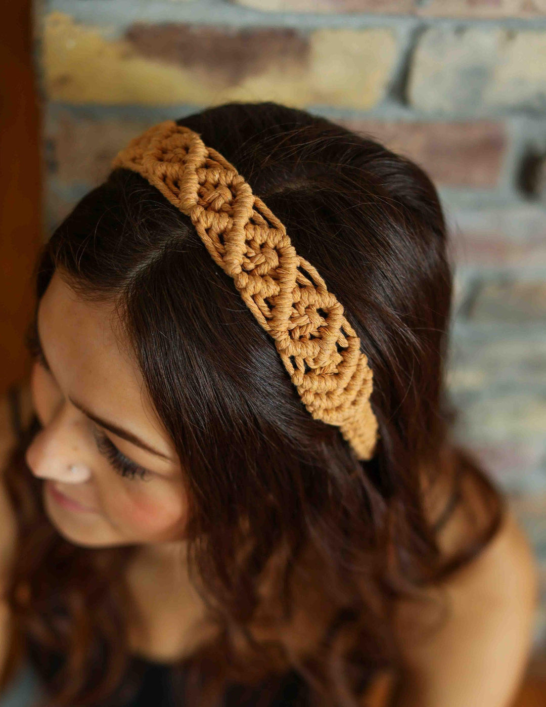 Handmade Elastic Macrame Headband