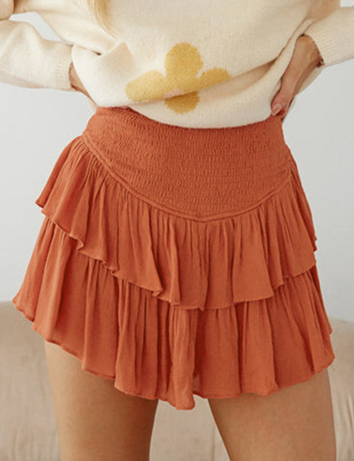 Delilah Ruffle Mini Skirt
