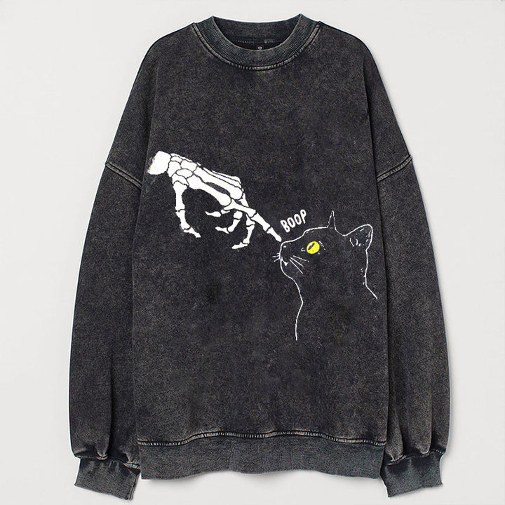 Skeleton Cat Lover  Sweatshirt