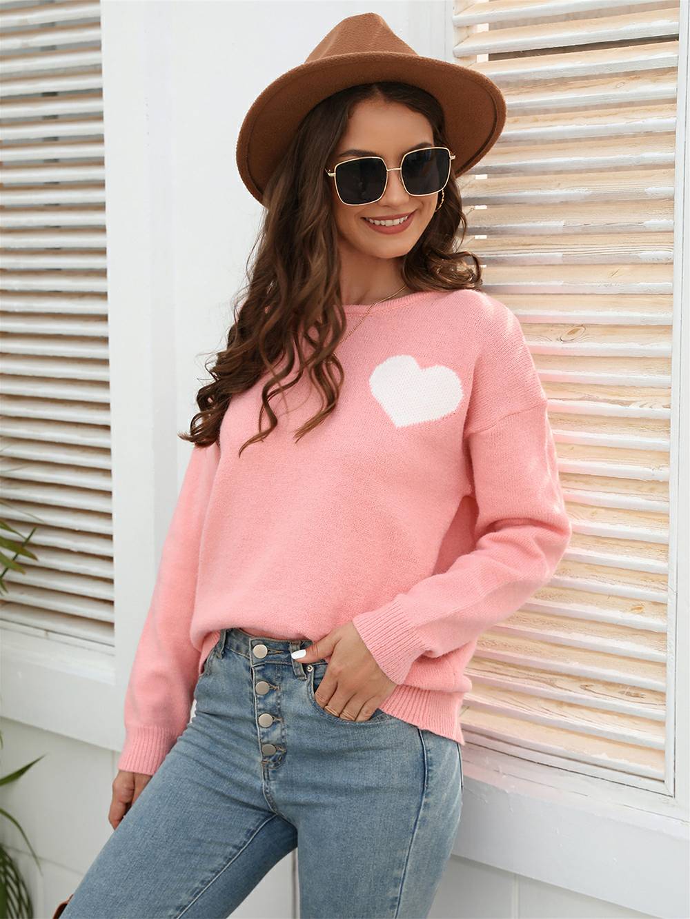 Love on Pulse  Knit Pullover Sweater