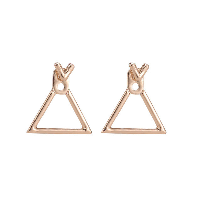 Statement Stud Earrings - Trendy Cute Geometric
