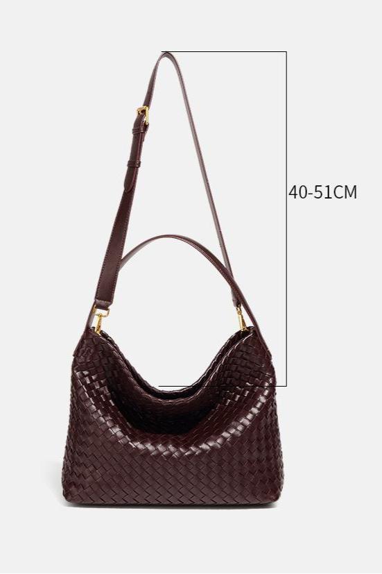 Woven Large Capacity Shoulder Crossbody Bag