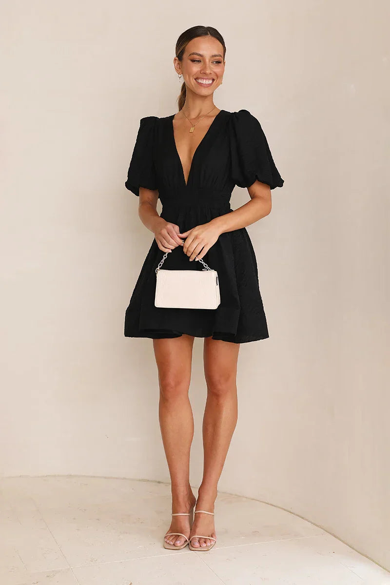 Erin Mini Dress - Black