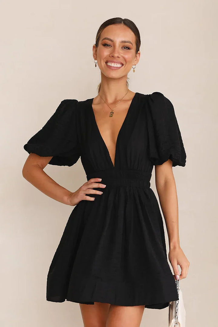 Erin Mini Dress - Black