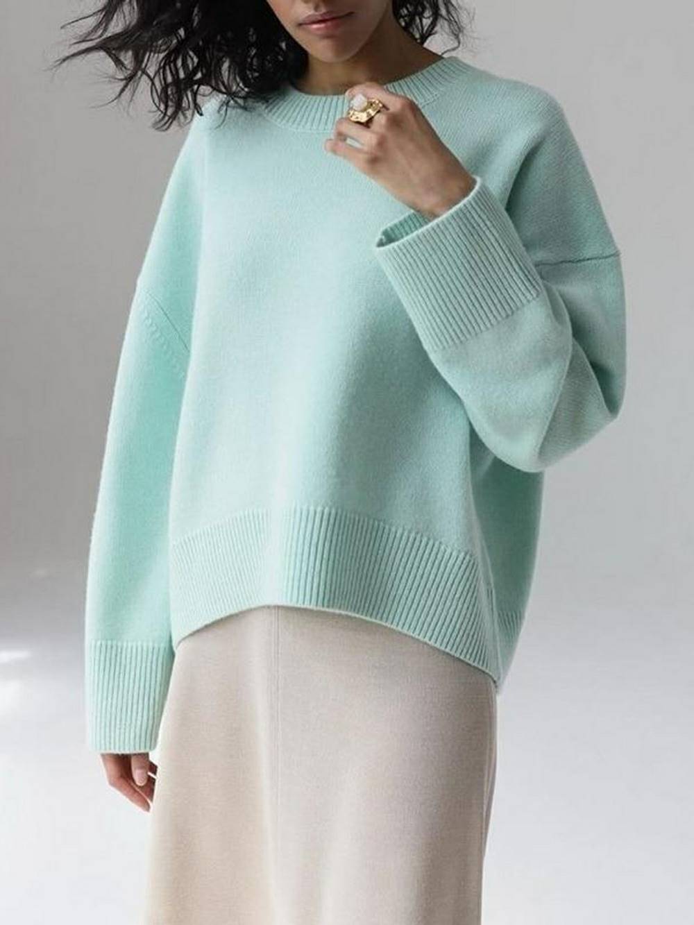 Böhmischer lässiger Pullover