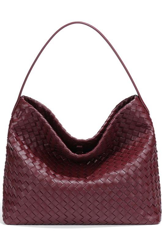 Woven Large Capacity Shoulder Crossbody Bag