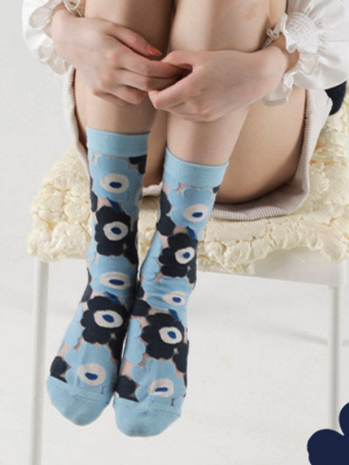 Patchwork Blummen Crystal Socken