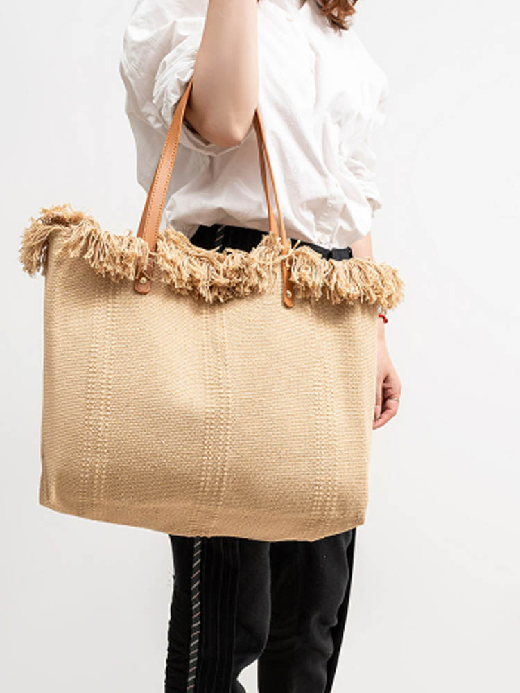 Canvas Tote Skuldertaske