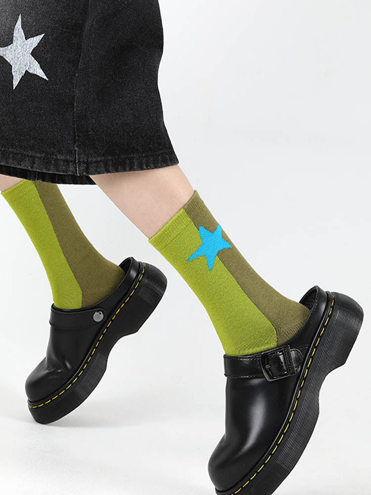 Calcetines con estampado de estrellas