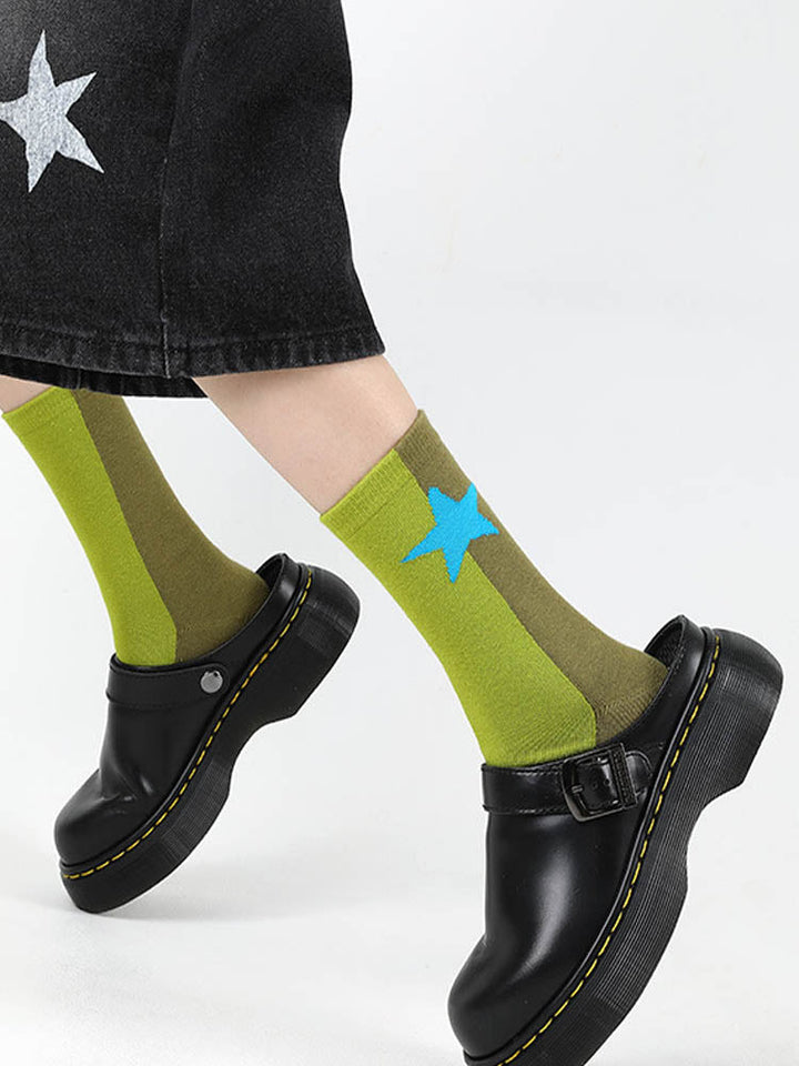 Star Muster Socken