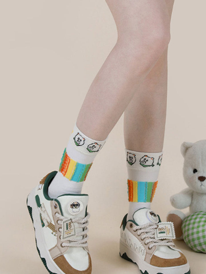 Cute Cartoon Bear Socks