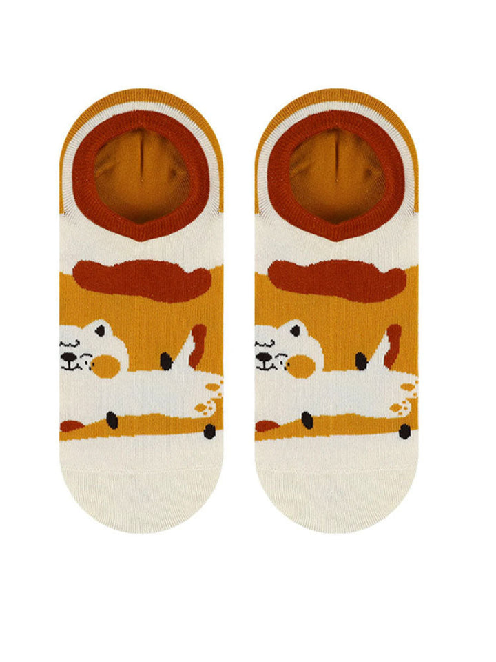 Cartoon Kitty Bootsocken