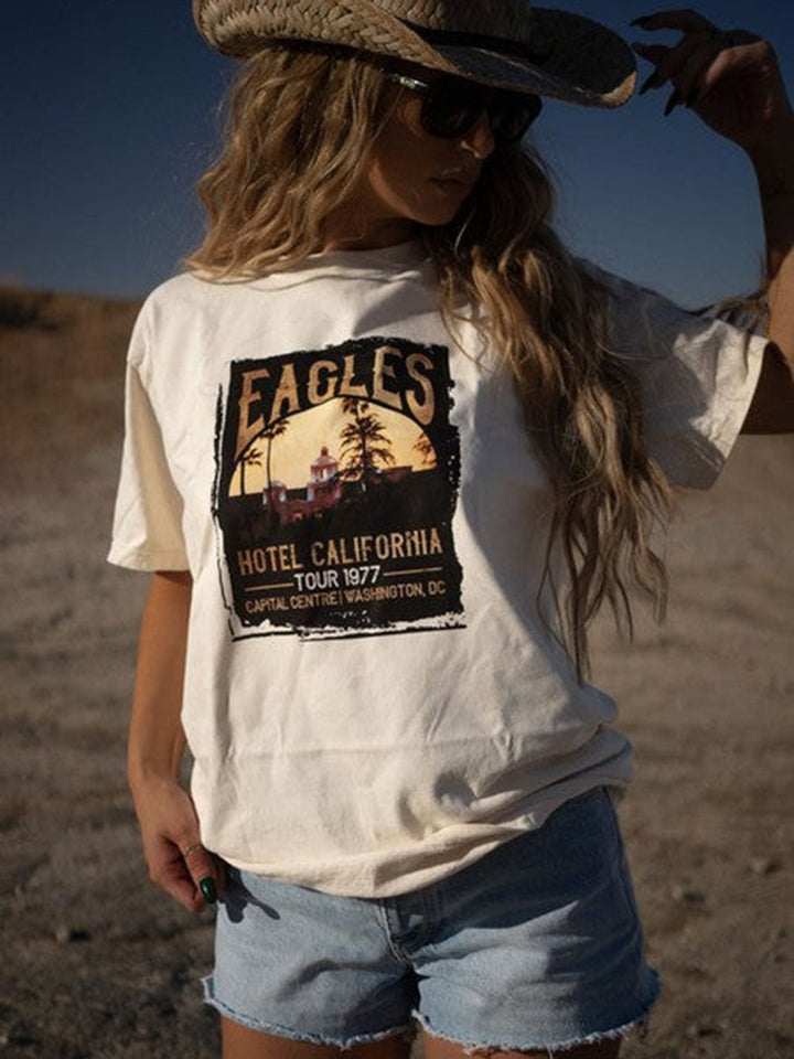 Eagles Hotel California Music Fest Tee