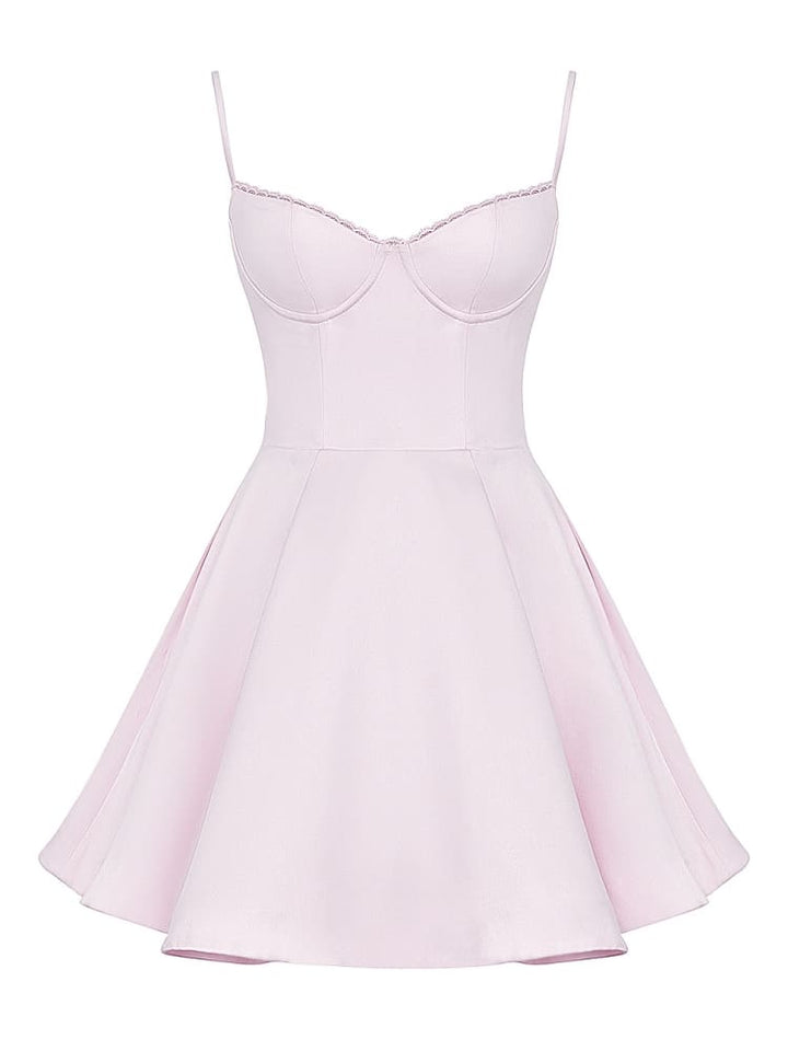 Ballerina Pink Tulle Mini Kleed