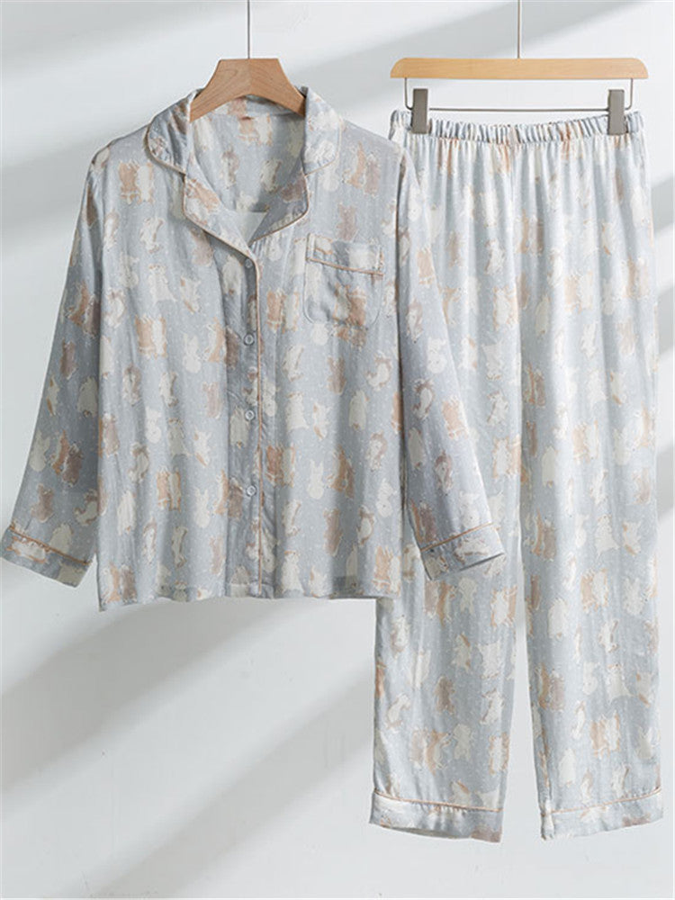 Bamboo Cotton Gauze Sleepwear Set