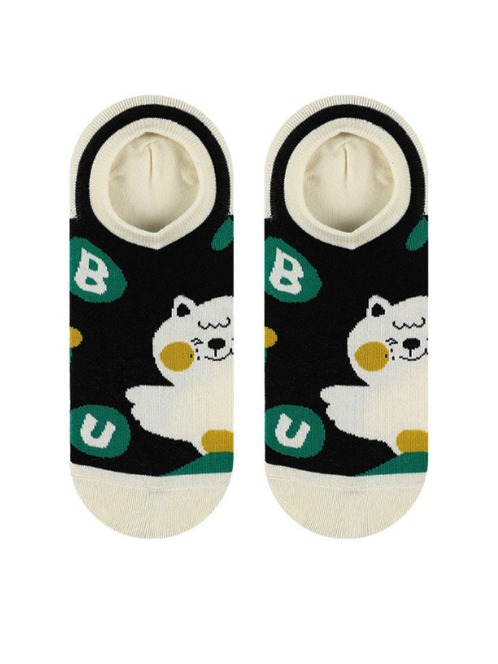 Cartoon Kitty Bootsocken