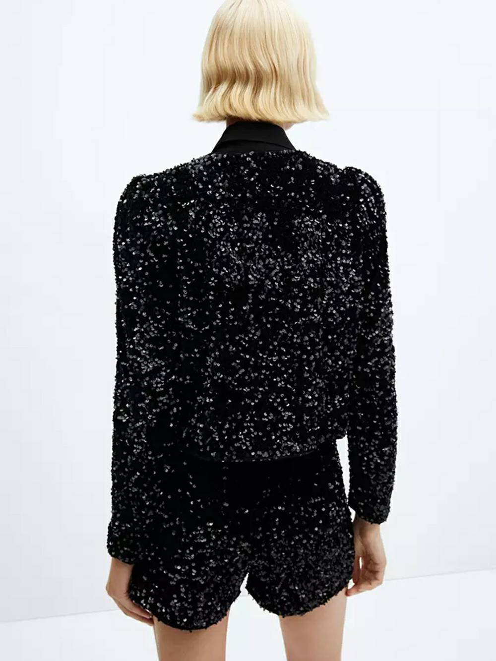 Sequin Brodert Jacket & Shorts