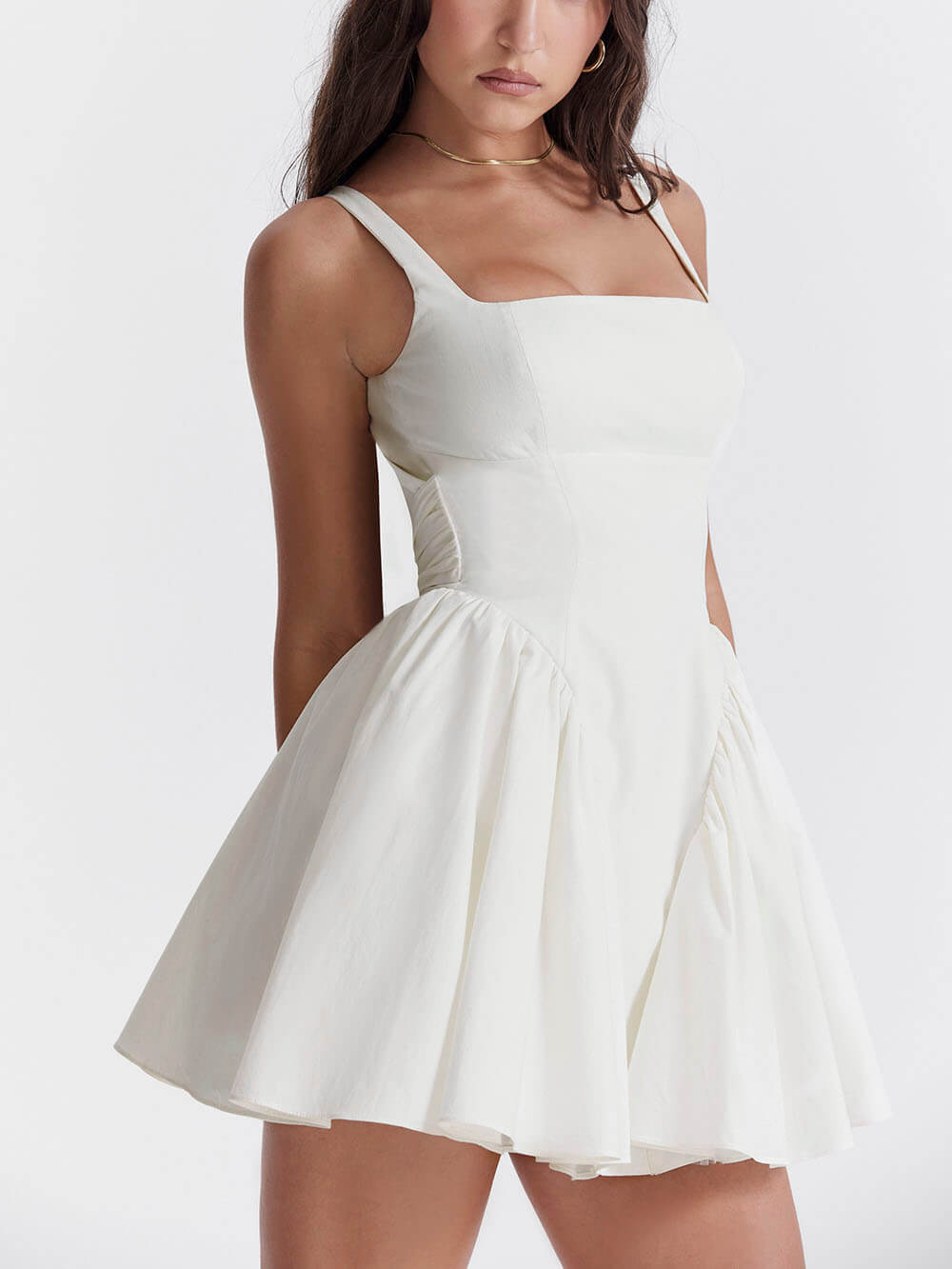 Rochie Mini Ivory Bow