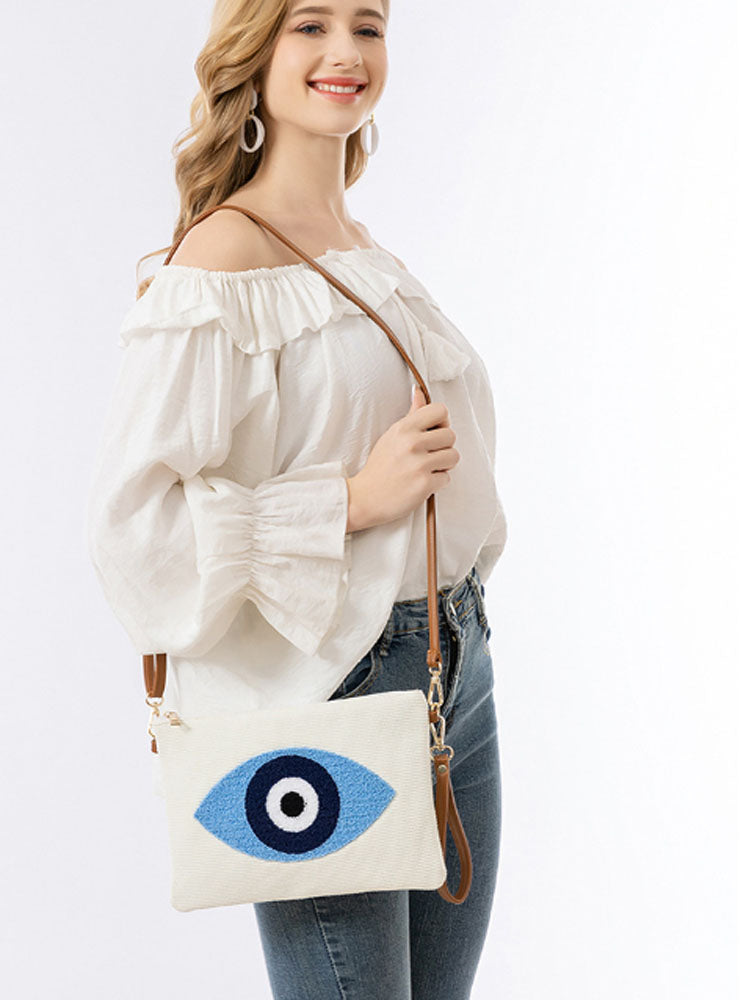 Clutch met afneembare schouderband