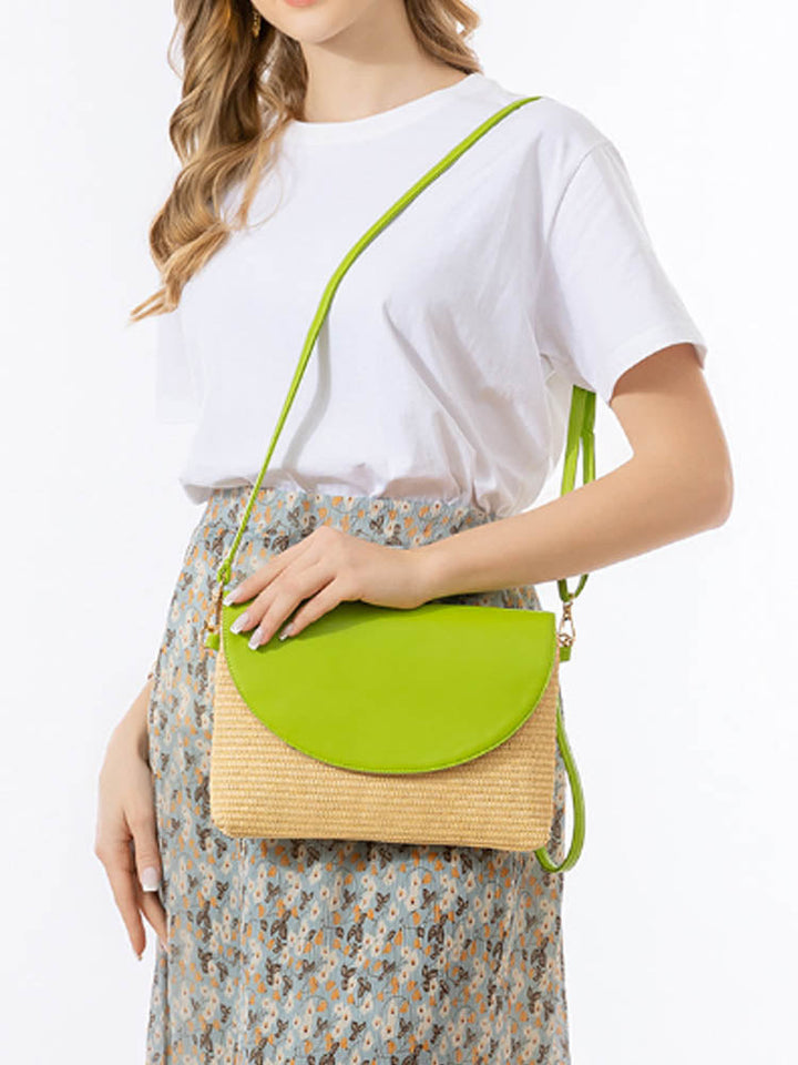 Odnímatelný ramenní popruh Grass Woven Clutch