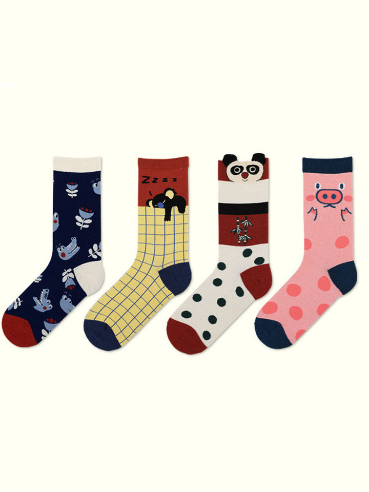 Chaussettes adorables en forme d'animaux