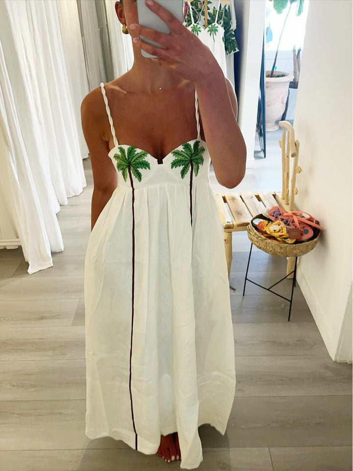 Palm Oasis slipdress