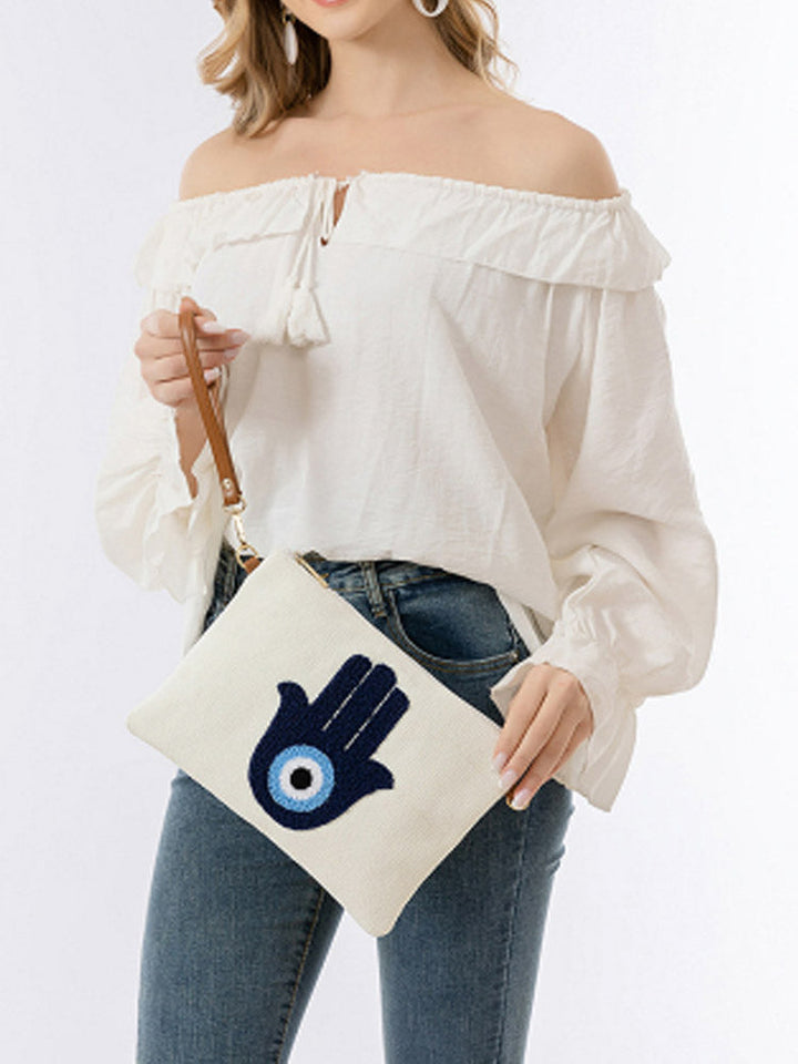 Bolsa Clutch com Alça de Ombro Destacável