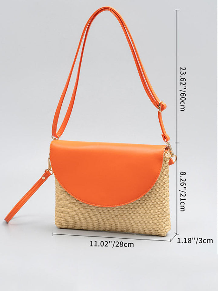 Odnímatelný ramenní popruh Grass Woven Clutch