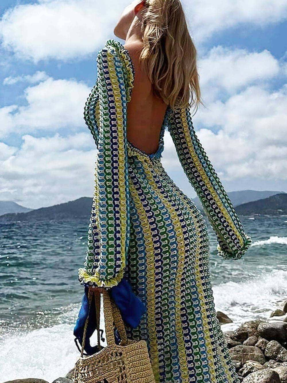 Maxi Dress Holiday Beach - keltainen