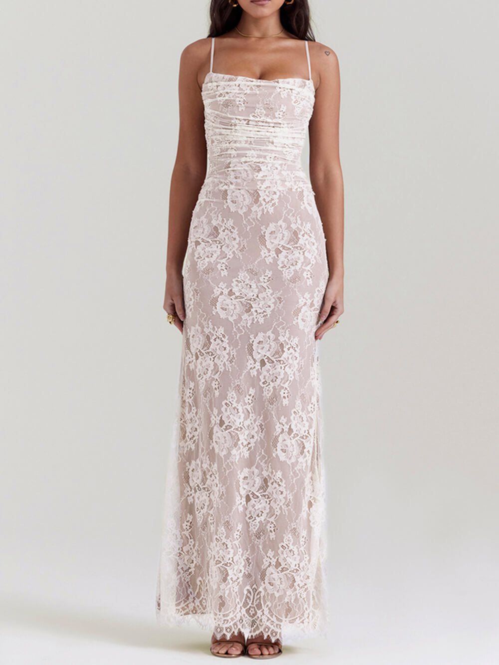 Vintage Lace Maxi Dress