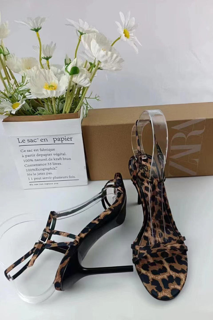 Leopard Print High Heels