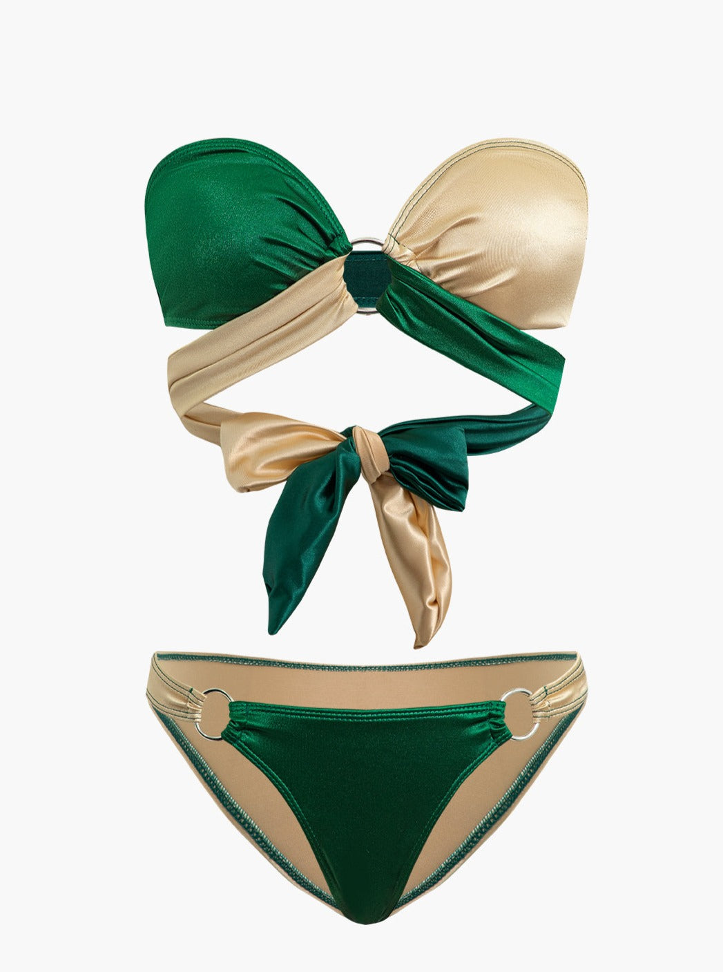 Kontrast Knot Bikini Set