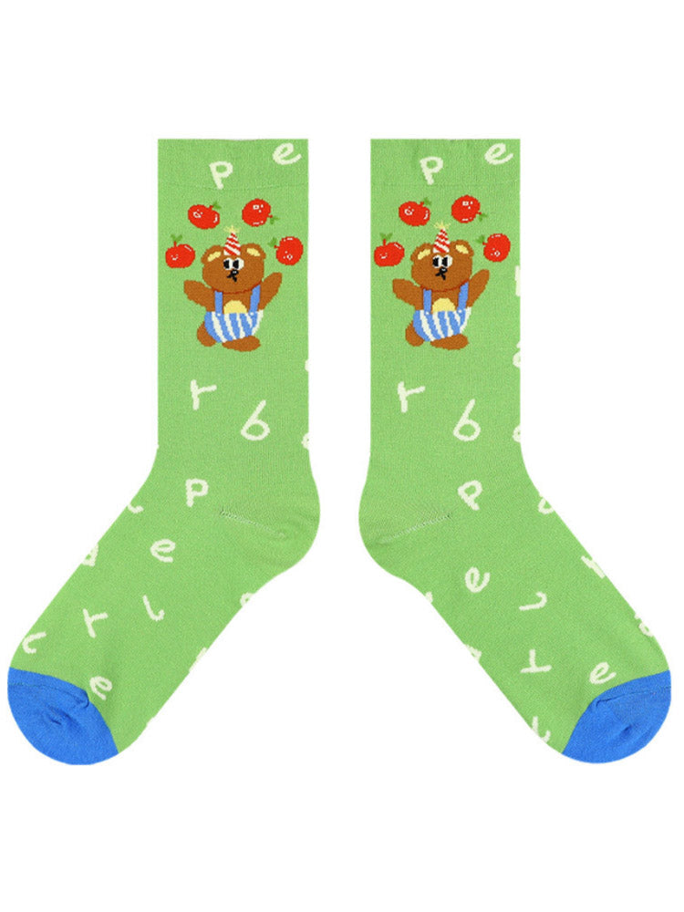 Süße Bären-Cartoon-Socken